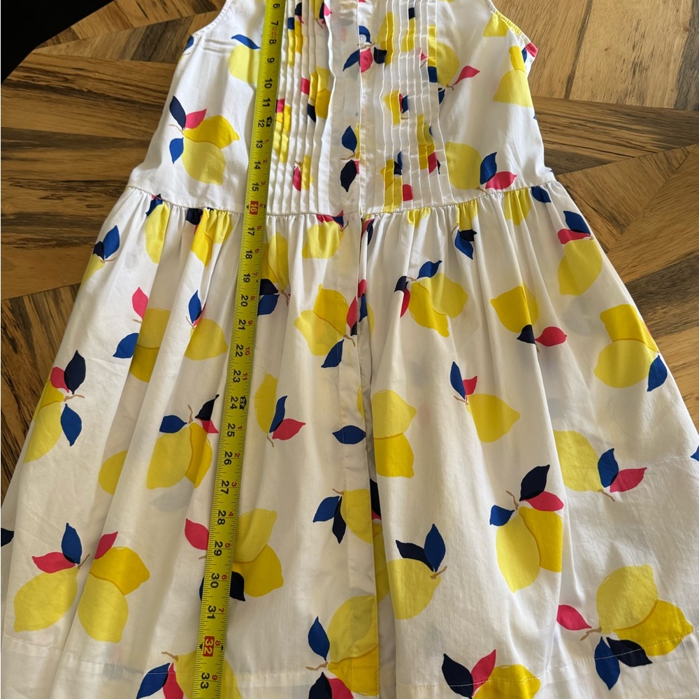 Kate spade cotton sleeveless lemon zest tuxedo shirt dress sleeveless - Picture 5 of 10